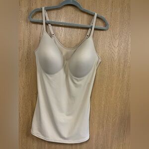 Maidenform Beige Camisole with Built-in Support